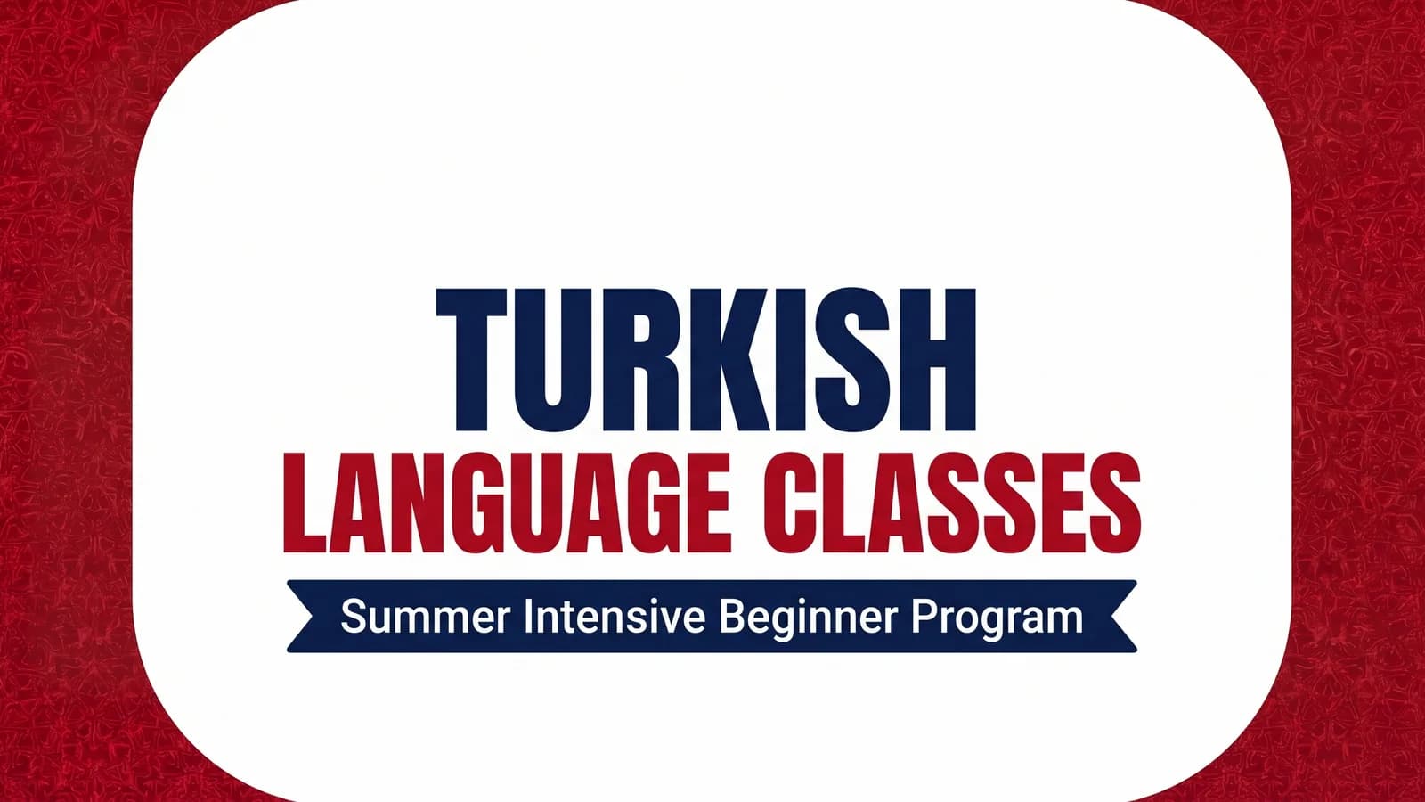 Turkish Language Classes